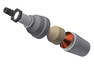 Blast pressure readout video image